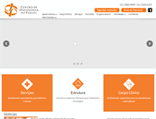 Tablet Screenshot of centrodeoncologia.com